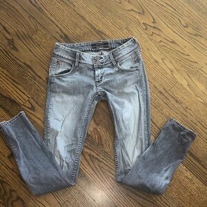 Hudson Jeans Women's Light Gray Skinny Jeans